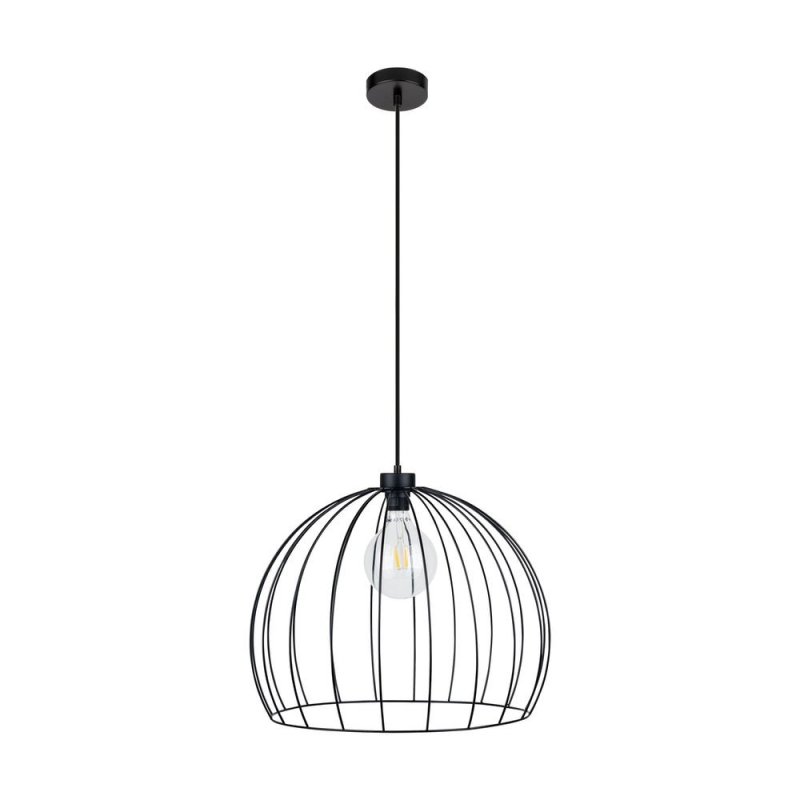 Coop Lampa Wisząca 1xE27 Max.60W Czarny/Czarny