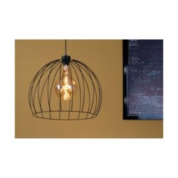 Coop Lampa Wisząca 1xE27 Max.60W Czarny/Czarny