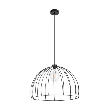 Coop Lampa Wisząca 1xE27 Max.60W Czarny/Czarny