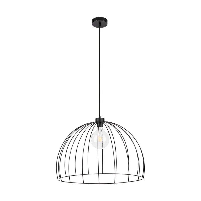 Coop Lampa Wisząca 1xE27 Max.60W Czarny/Czarny