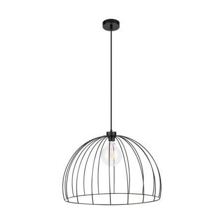 Coop Lampa Wisząca 1xE27 Max.60W Czarny/Czarny