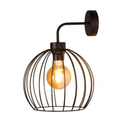 Coop Kinkiet 1xE27 Max.60W Czarny/Czarny