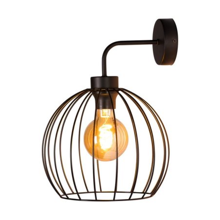 Coop Kinkiet 1xE27 Max.60W Czarny/Czarny