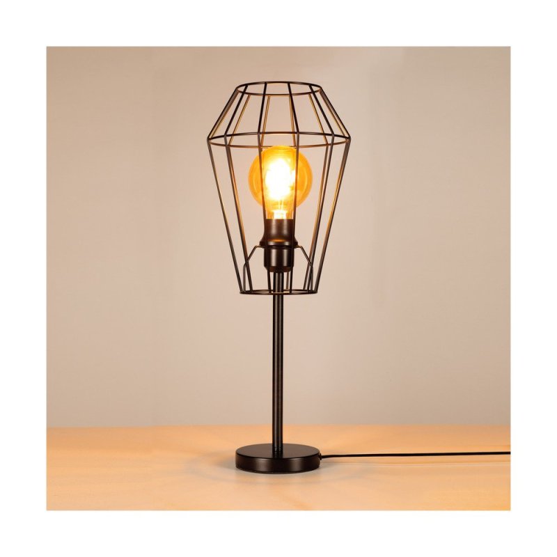 Endorfina Lampa Stołowa 1xE27 Max.25W Czarny