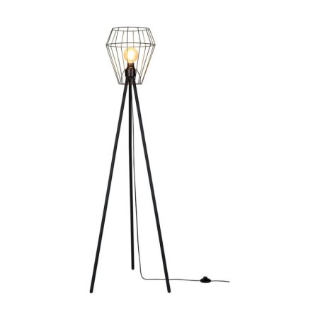 Endorfina Lampa Podłogowa 1xE27 Max.40W Czarny/Czarny