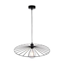 Antonella Lampa Wisząca 1xE27 Max.60W Czarny/Czarny