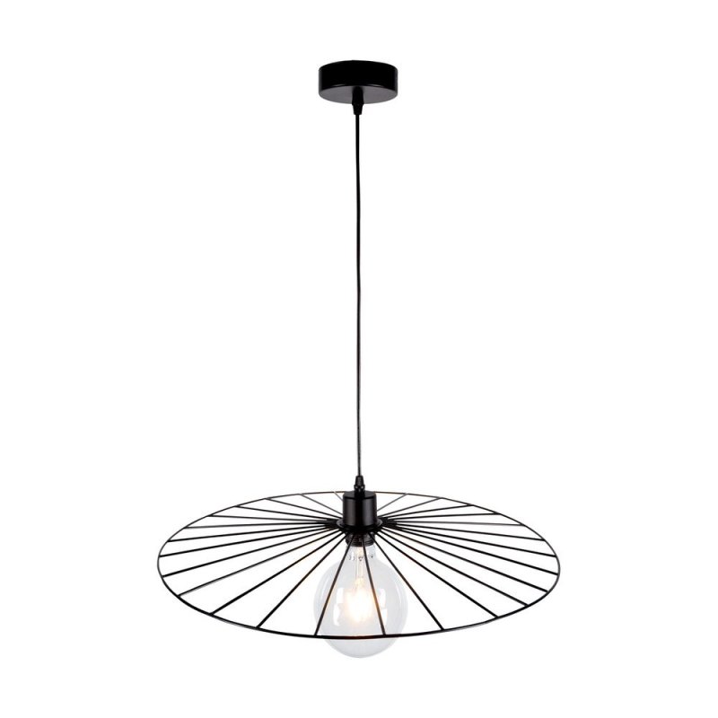 Antonella Lampa Wisząca 1xE27 Max.60W Czarny/Czarny