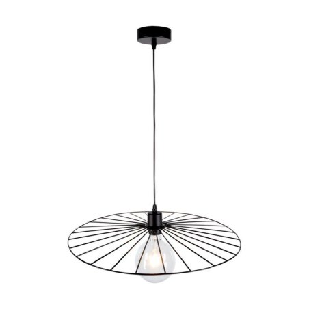 Antonella Lampa Wisząca 1xE27 Max.60W Czarny/Czarny