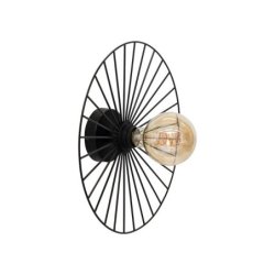 Antonella Kinkiet 1xE27 Max.25W Czarny