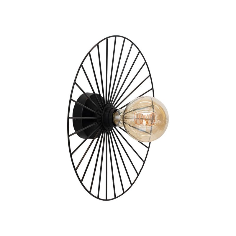 Antonella Kinkiet 1xE27 Max.25W Czarny