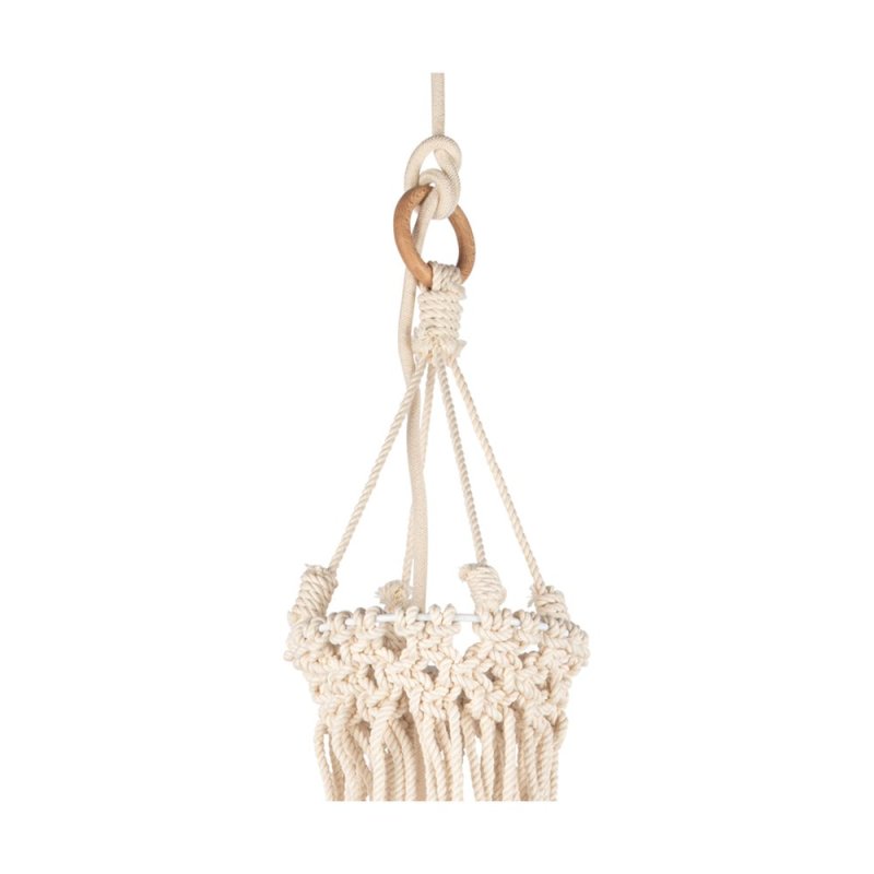 Samba Lampa Wisząca 1xE27 Max.15W LED Dąb Olejowany/Kremowy