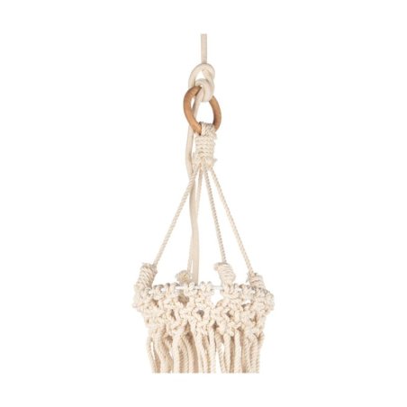 Samba Lampa Wisząca 1xE27 Max.15W LED Dąb Olejowany/Kremowy