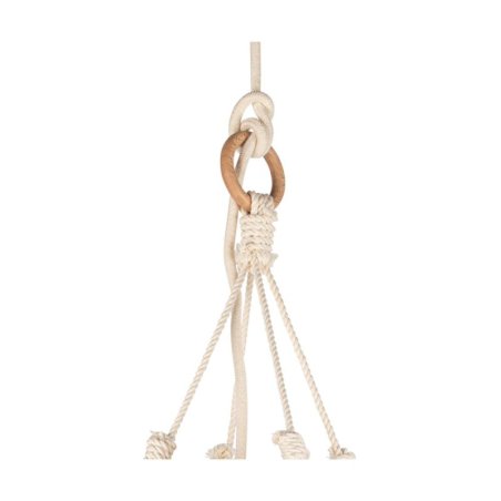 Samba Lampa Wisząca 1xE27 Max.15W LED Dąb Olejowany/Kremowy