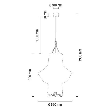 Samba Lampa Wisząca 3xE27 Max.15W LED Dąb Olejowany/Kremowy