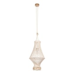 Reve Lampa Wisząca 1xE27 Max.15W LED Dąb Olejowany/Kremowy