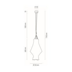 Reve Lampa Wisząca 1xE27 Max.15W LED Dąb Olejowany/Kremowy