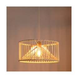 Reve Lampa Wisząca 1xE27 Max.15W LED Dąb Olejowany/Kremowy