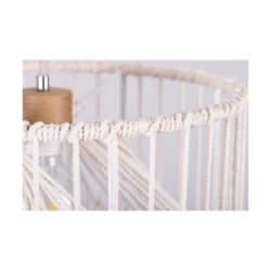 Reve Lampa Wisząca 1xE27 Max.15W LED Dąb Olejowany/Kremowy