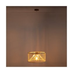 Reve Lampa Wisząca 1xE27 Max.15W LED Dąb Olejowany/Kremowy
