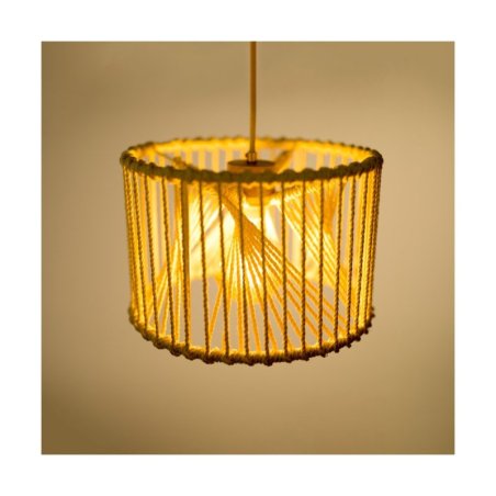 Reve Lampa Wisząca 1xE27 Max.15W LED Dąb Olejowany/Kremowy