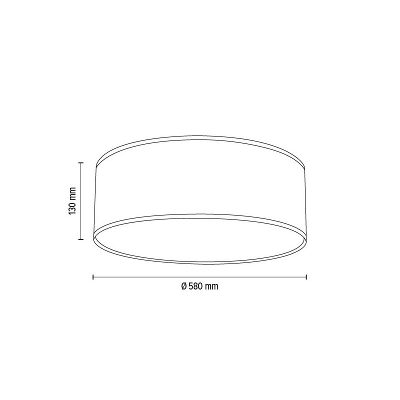 Hoja Lampa Sufitowa 4xE27 Max.25W Multikolor/Biały