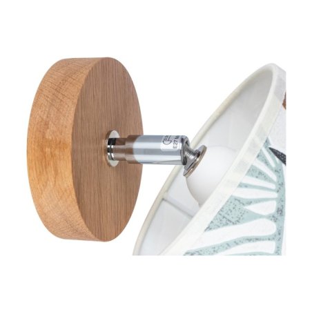 Hoja Kinkiet 1xE27 Max.25W Dąb Olejowany/Multikolor