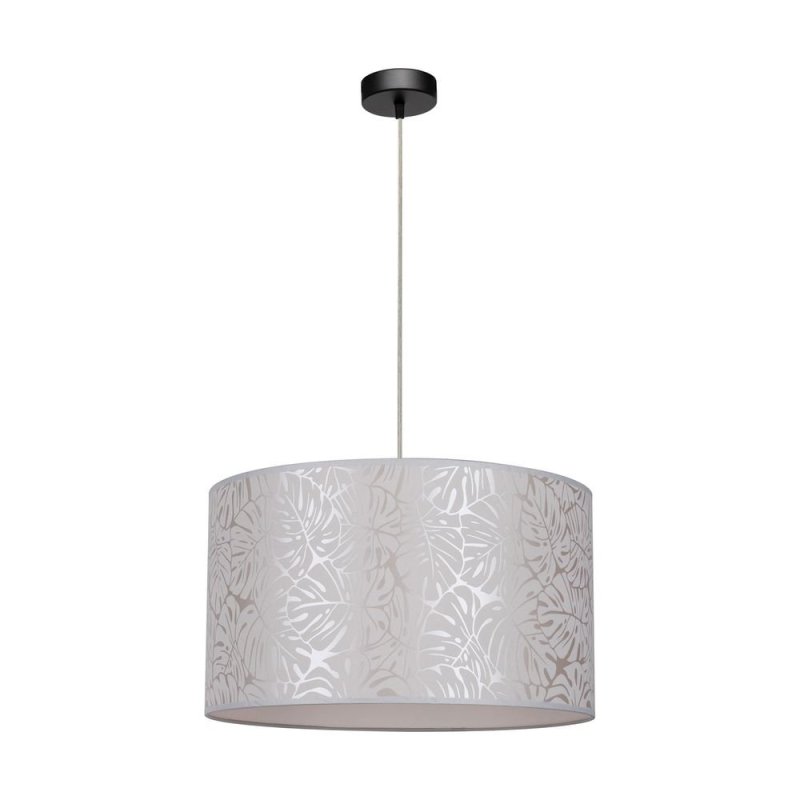 Mateo Lampa Wisząca 1xE27 Max.60W Czarny/Transparentny PVC/Beżowy