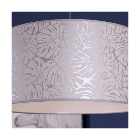 Mateo Lampa Wisząca 1xE27 Max.60W Czarny/Transparentny PVC/Beżowy