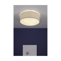 Mateo Lampa Sufitowa 3xE27 Max.25W Biały/Beżowy