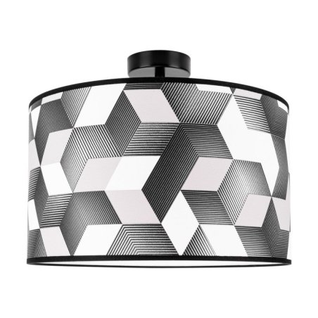 Espacio Lampa Sufitowa 1xE27 Max.60W Czarny/Multikolor