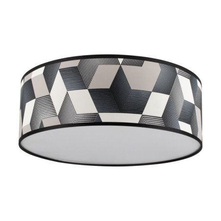 Espacio Lampa Sufitowa 3xE27 Max.25W Biały/Multikolor/Biały