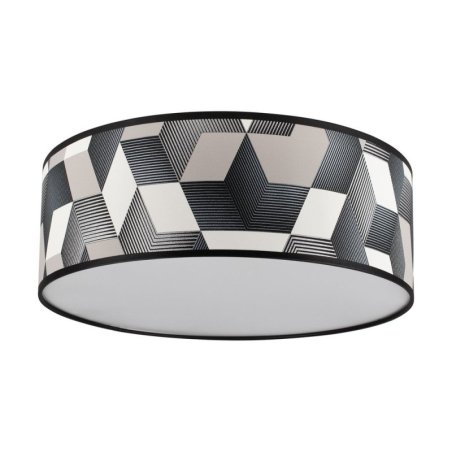 Espacio Lampa Sufitowa 3xE27 Max.25W Biały/Multikolor/Biały