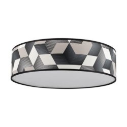 Espacio Lampa Sufitowa 4xE27 Max.25W BiałyMultikolor/Biały