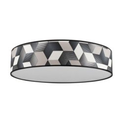 Espacio Lampa Sufitowa 4xE27 Max.25W Biały/Multikolor/Biały