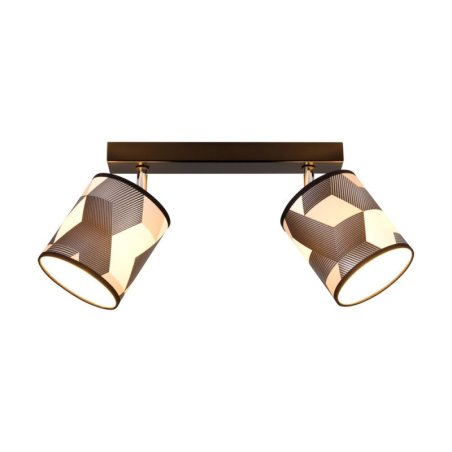 Espacio Lampa Sufitowa 2xE27 Max.25W Czarny/Multikolor