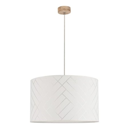 Punto Lampa Wisząca 1xE27 Max.60W Dąb Olejowany/Transparentny PVC/Multikolor