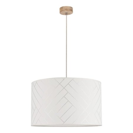 Punto Lampa Wisząca 1xE27 Max.60W Dąb Olejowany/Transparentny PVC/Multikolor