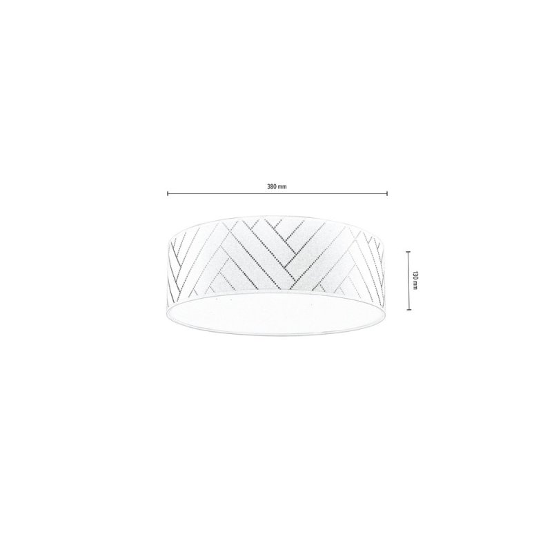 Punto Lampa Sufitowa 3xE27 Max.25W Multikolor/Biały
