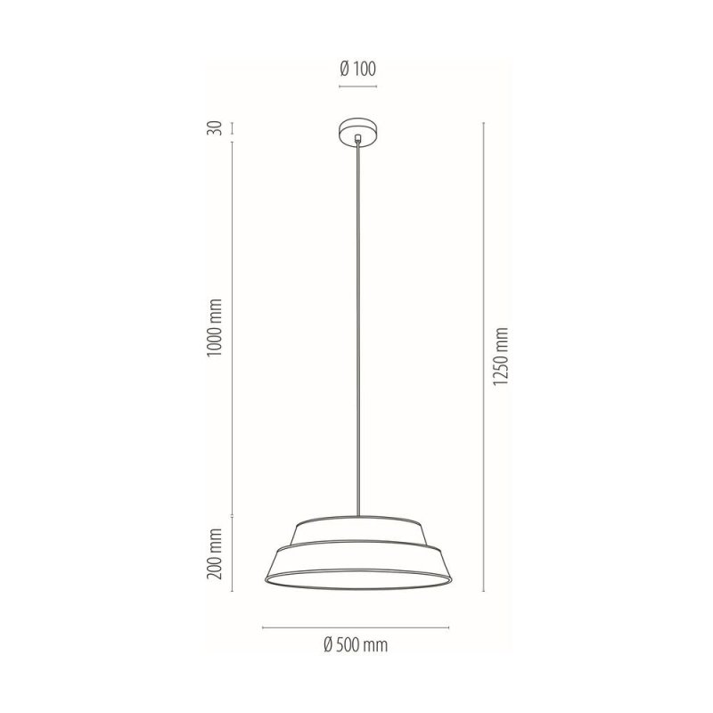 Jute Lampa Wisząca 1xE27 Max.60W Czarny/Transparentny PVC/Biały-Beżowy