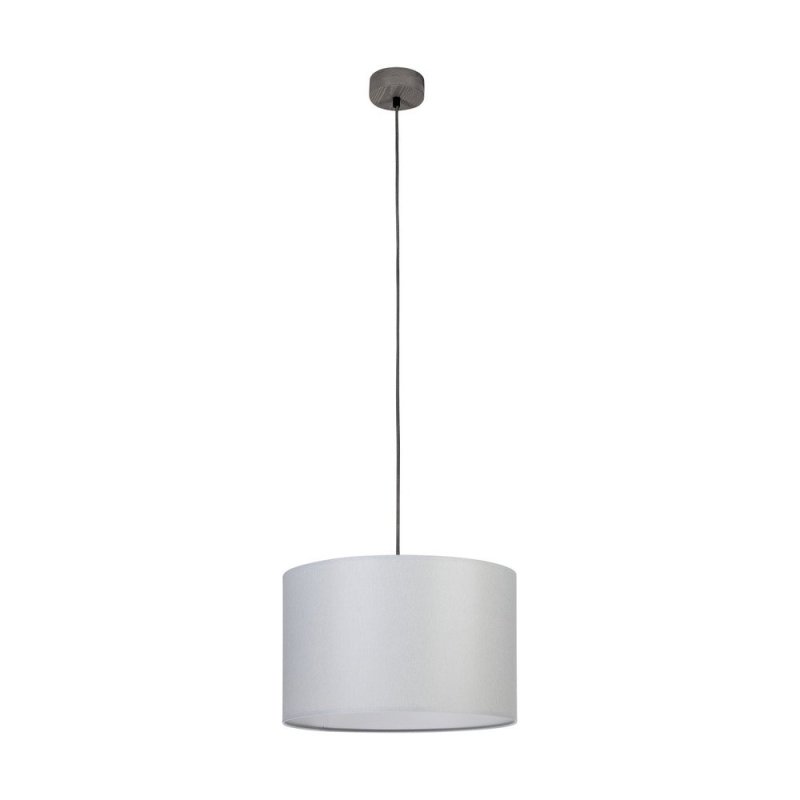 Grey Lampa Wisząca 1xE27 60W Sosna Bejcowana Szara/Czarny/Szary