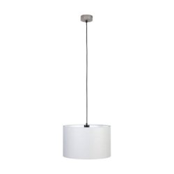 Grey Lampa Wisząca 1xE27 60W Sosna Bejcowana Szara/Czarny/Szary