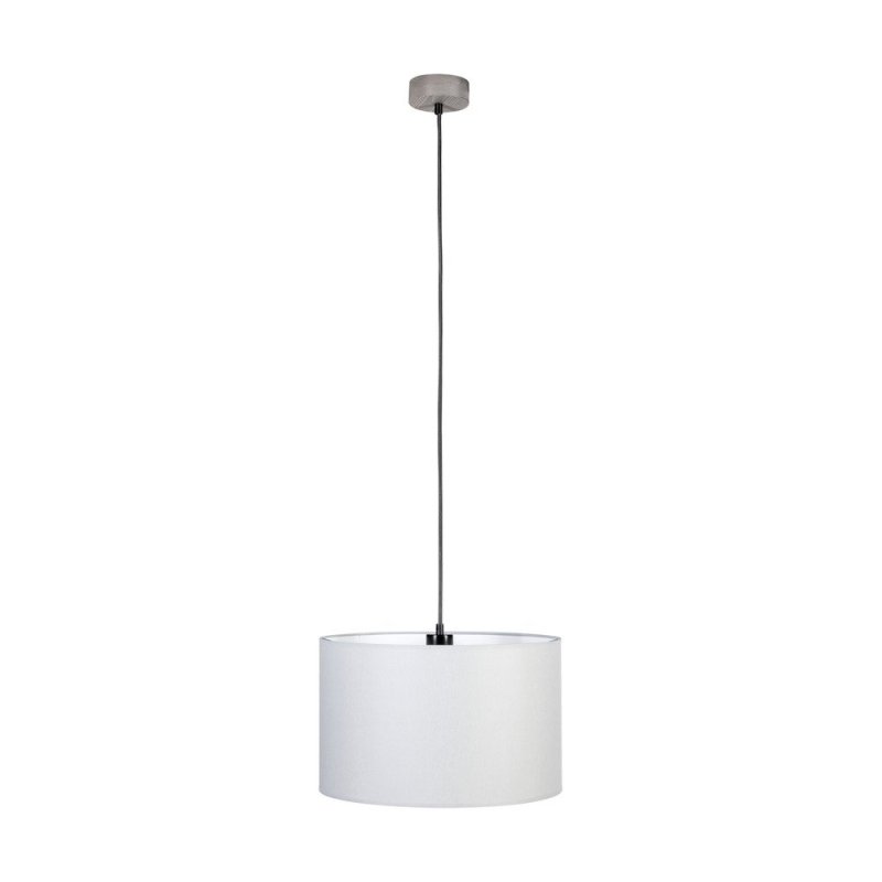 Grey Lampa Wisząca 1xE27 60W Sosna Bejcowana Szara/Czarny/Szary