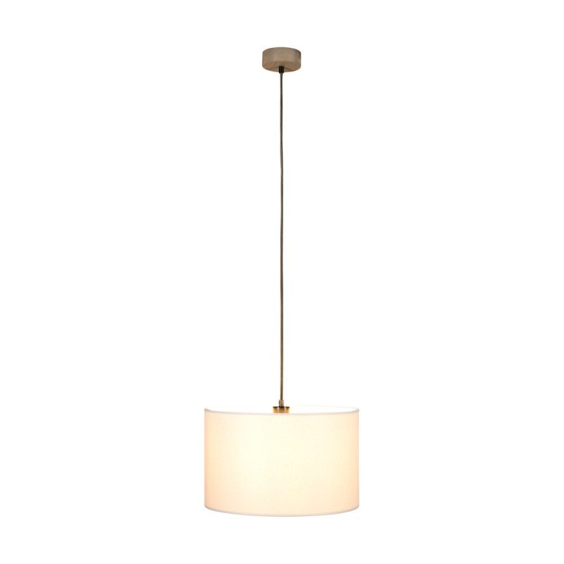 Grey Lampa Wisząca 1xE27 60W Sosna Bejcowana Szara/Czarny/Szary