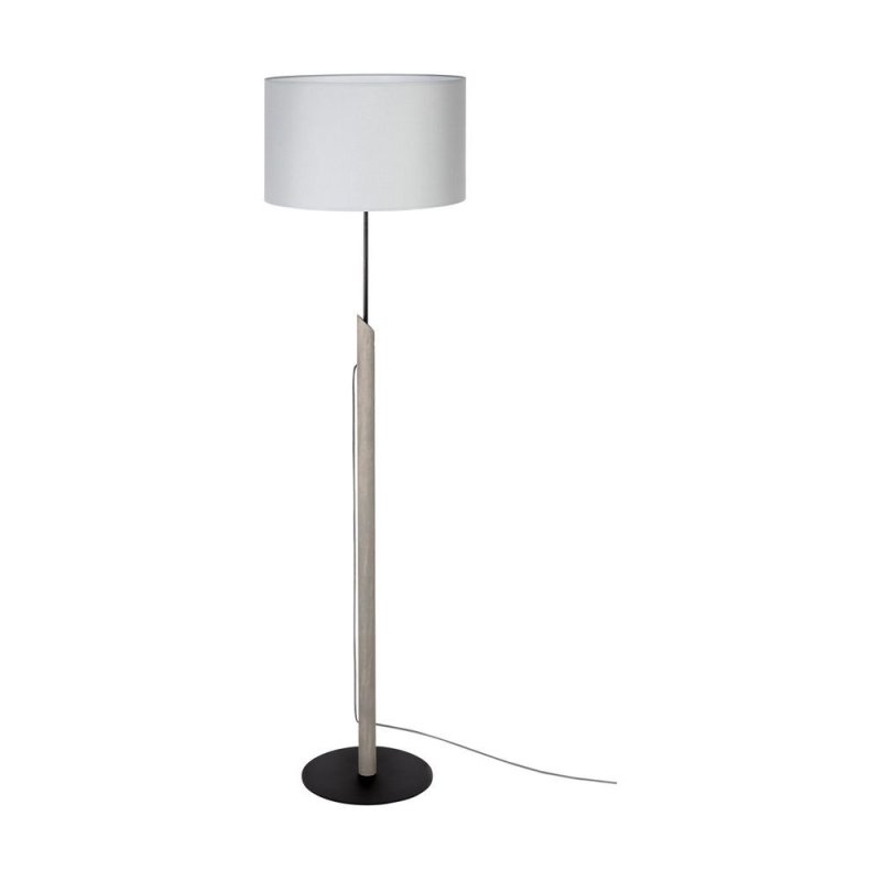 Colette Grey Lampa Podłogowa 1xE27 Max.60W Czarny/Sosna Bejcowana Szara/Czarny/Szary