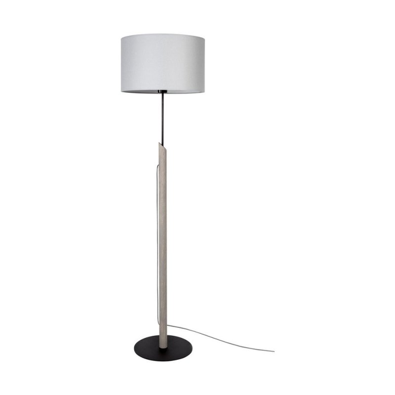 Colette Grey Lampa Podłogowa 1xE27 Max.60W Czarny/Sosna Bejcowana Szara/Czarny/Szary