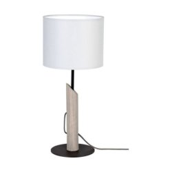 Colette Grey Lampa Stołowa 1xE27 Max.40W Czarny/Sosna Besjowana Szara/Czarny/Szary