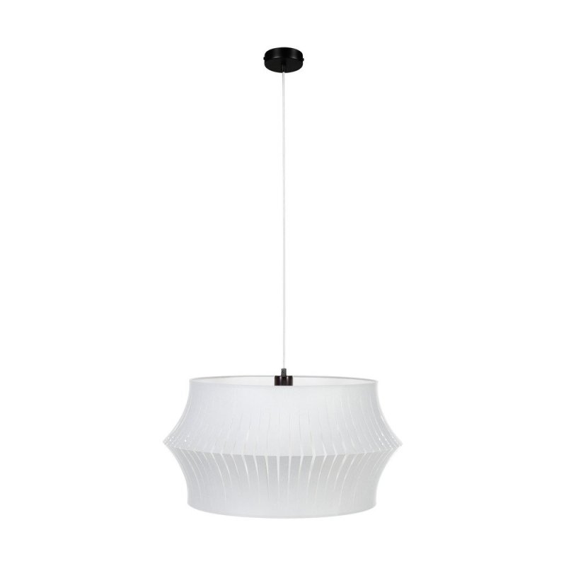 Lotus Lampa Wisząca 1xE27 Max.60W Czarny/Transparentny PVC/Szary