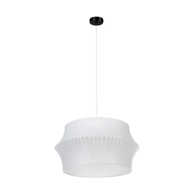 Lotus Lampa Wisząca 1xE27 Max.60W Czarny/Transparentny PVC/Szary