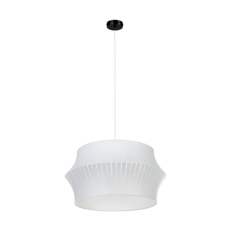 Lotus Lampa Wisząca 1xE27 Max.60W Czarny/Transparentny PVC/Szary