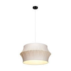 Lotus Lampa Wisząca 1xE27 Max.60W Czarny/Transparentny PVC/Szary